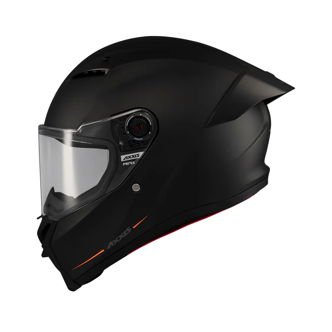 Casque AXXIS Fenix Solid A1 (Gloss Black) - Image 2