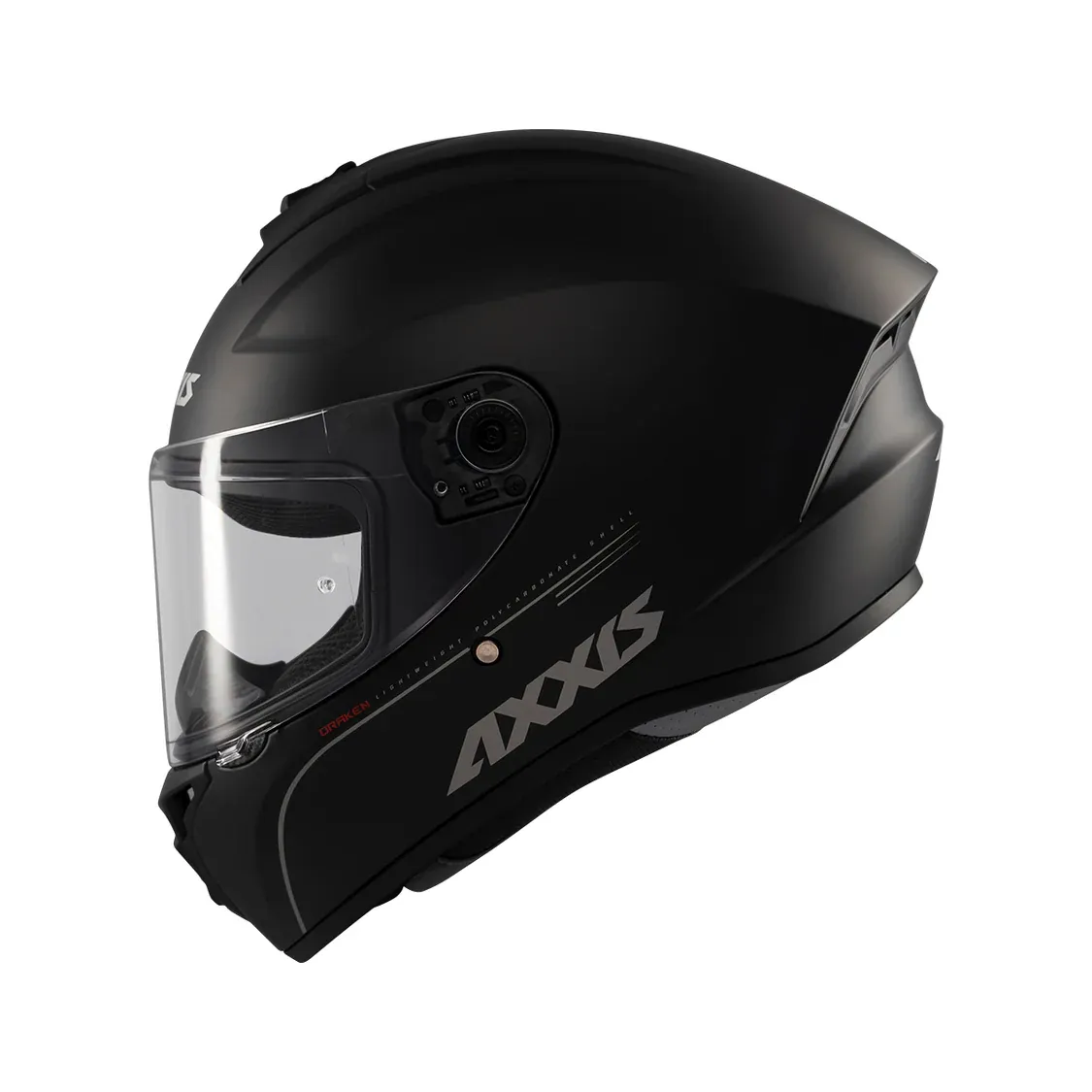 Casque AXXIS Draken S Solid A11 (Matt Black) - Image 2