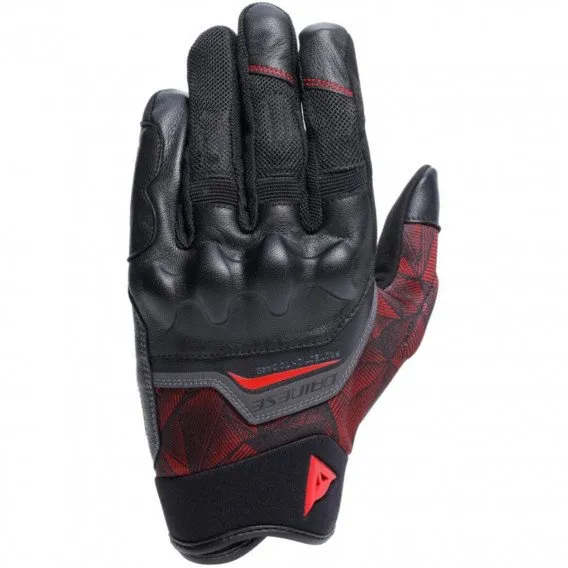 Gants DAINESE Ermex (Noir/Rouge) - Image 2