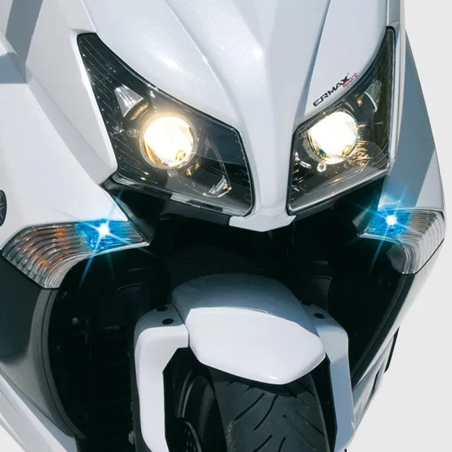 Paire de Veilleuses à LED Bleu ERMAX pour Yamaha T-Max 530 (12-14) - Image 2