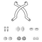 Kit de fixation GIVI D330KIT pour bulle - Image 1