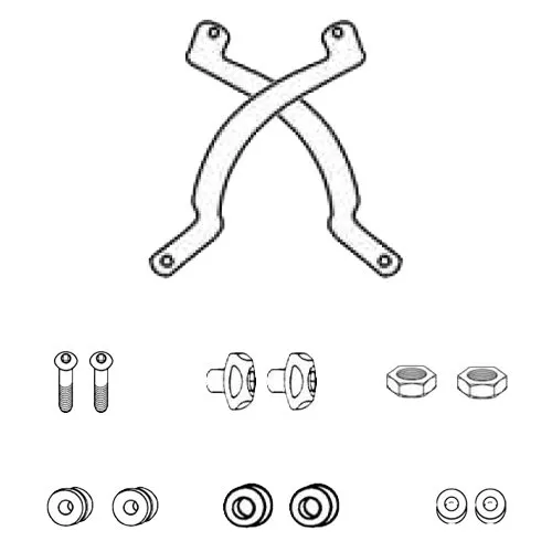 Kit de fixation GIVI D330KIT pour bulle
