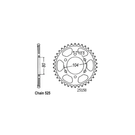 Couronne SIFAM 25158CZ